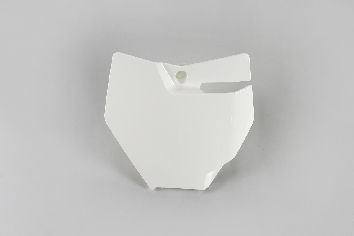 Front number plate - white 047 - Ktm - REPLICA PLASTICS - KT04087-047 - UFO Plast