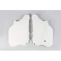 Fiancatine Laterali bianco per Ktm SX 500 (1990-92) - SX 250/XC 250 (1990-92) - PLASTICHE REPLICA - KT03002-047 - Ufo Plast