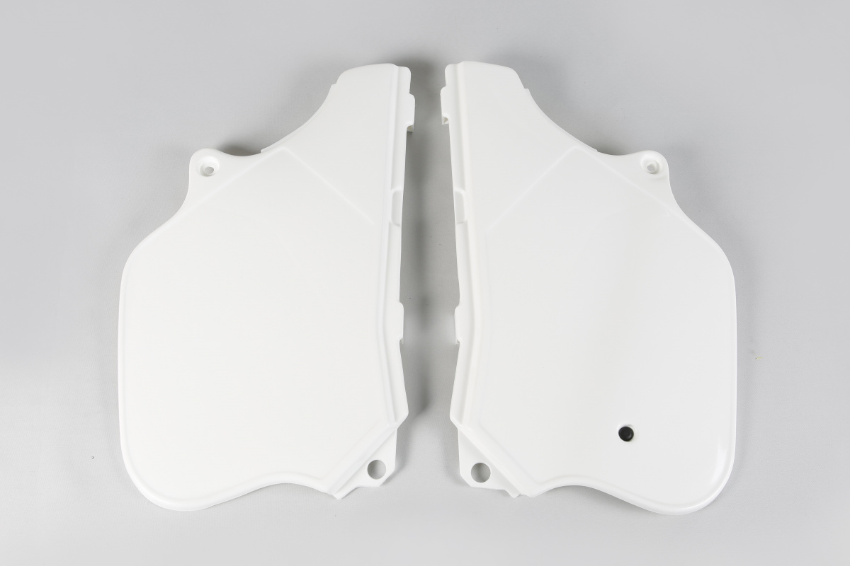 Fiancatine Laterali bianco per Ktm SX 500 (1990-92) - SX 250/XC 250 (1990-92) - PLASTICHE REPLICA - KT03002-047 - Ufo Plast