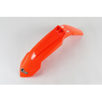 Parafanghi Anteriori arancio fluoro per Ktm SX 85 (2018-24) - PLASTICHE REPLICA - KT04083-FFLU - Ufo Plast