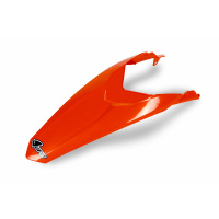 Parafango posteriore - arancio fluo - Ktm - PLASTICHE REPLICA - KT04045-FFLU - UFO Plast