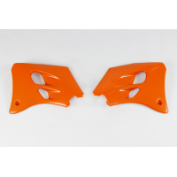 Convogliatori Radiatore arancio per Ktm SX 60 (1997-01) - SX 65 (1997-01) - PLASTICHE REPLICA - KT03051-127 - Ufo Plast