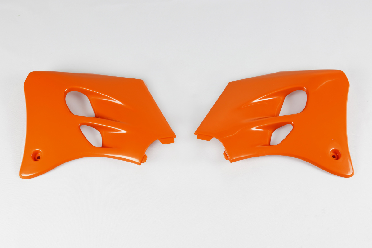 Convogliatori Radiatore arancio per Ktm SX 60 (1997-01) - SX 65 (1997-01) - PLASTICHE REPLICA - KT03051-127 - Ufo Plast