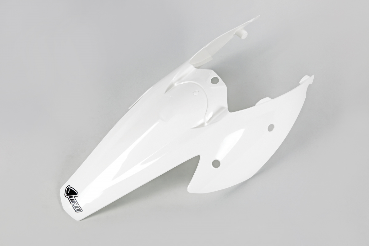 Parafango Posteriore bianco per Ktm SX 250/XC 250 - SX 125/XC 125 - SX 450 - SX-F 250/XCF 250 - PLASTICHE REPLICA - KT03076-0...