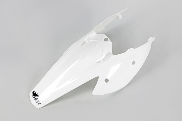Parafango posteriore / Con fiancatine - bianco - Ktm - PLASTICHE REPLICA - KT03076-047 - UFO Plast