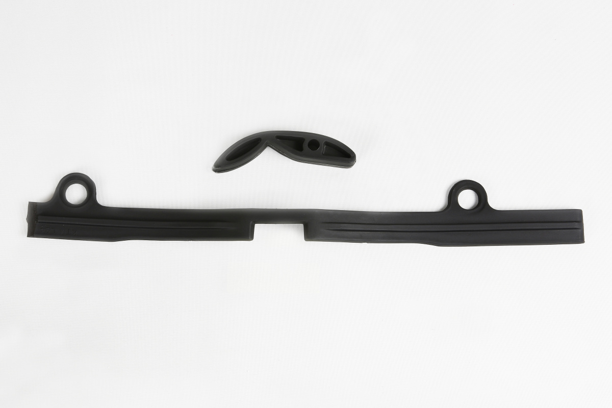 Swingarm Chain Slider black for Ktm LC4 640 (2002-04) - SMC 660 (2002-04) - REPLICA PLASTICS - KT03017-001 - Ufo Plast