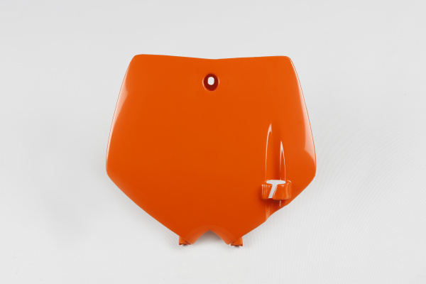 Portanumero anteriore - arancio - Ktm - PLASTICHE REPLICA - KT03071-127 - UFO Plast