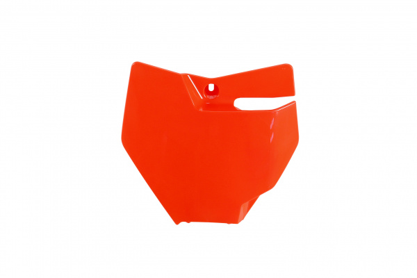 Portanumero anteriore - arancio fluo - Ktm - PLASTICHE REPLICA - KT04087-FFLU - UFO Plast