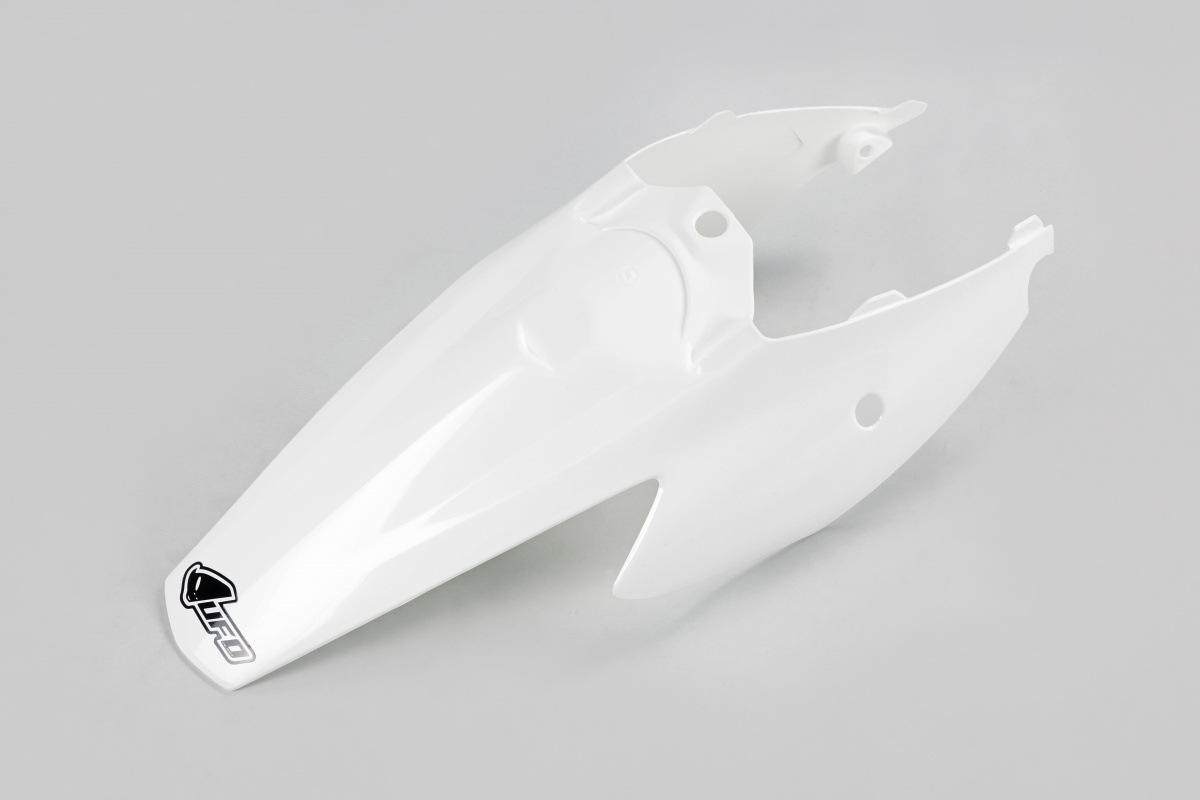 Parafango posteriore / Con fiancatine - bianco - Ktm - PLASTICHE REPLICA - KT03080-047 - UFO Plast