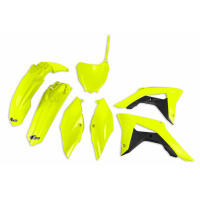 Plastic kit Honda - neon yellow - REPLICA PLASTICS - HOKIT119-DFLU - UFO Plast