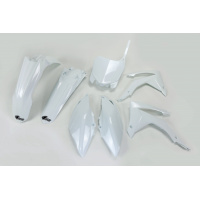 Kit Plastiche bianco per Honda CRF 250R (2014-17) - CRF 450R (2013-16) - PLASTICHE REPLICA - HOKIT116-041 - Ufo Plast