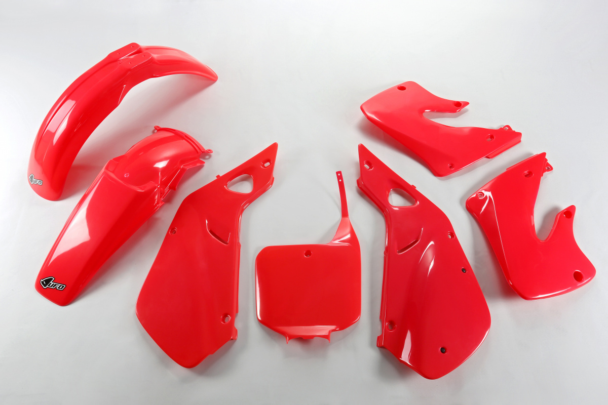 Kit Plastiche rosso per Honda CR 125 (1998-99) - CR 250 (1997-99) - PLASTICHE REPLICA - HOKIT094-067 - Ufo Plast