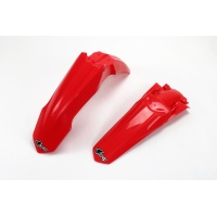 Kit Parafanghi rosso per Honda CRF 250R (2014-17) - CRF 450R (2013-16) - PLASTICHE REPLICA - HOFK116-070 - Ufo Plast