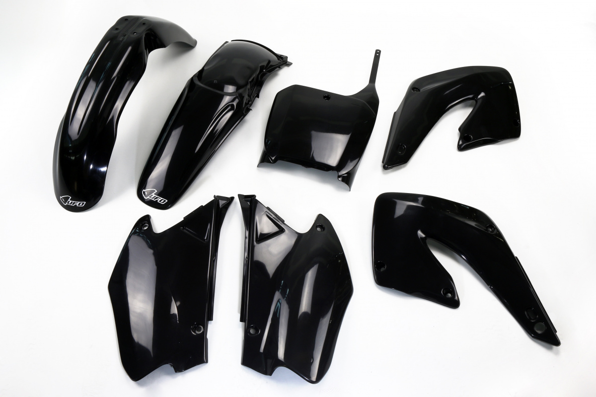 Kit Plastiche nero per Honda CR 125 (2000-01) - CR 250 (2000-01) - PLASTICHE REPLICA - HOKIT100-001 - Ufo Plast