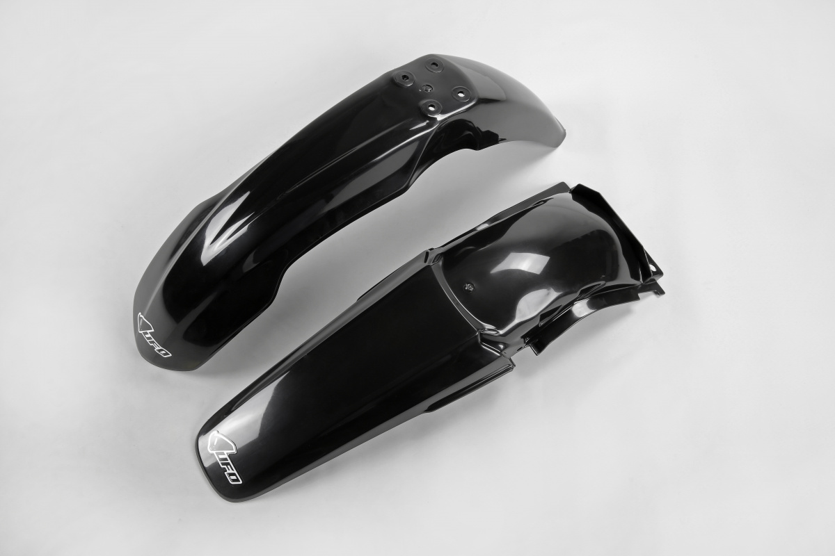 Kit Parafanghi nero per Honda CR 125 (2004-07) - CR 250 (2004-07) - PLASTICHE REPLICA - HOFK102-001 - Ufo Plast