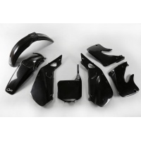 Plastic kit Honda - black - REPLICA PLASTICS - HOKIT094-001 - UFO Plast
