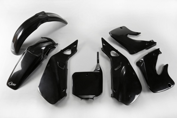 Plastic kit Honda - black - REPLICA PLASTICS - HOKIT094-001 - UFO Plast