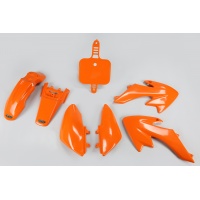 Plastic kit Honda - orange 127 - REPLICA PLASTICS - HO36004-127 - UFO Plast