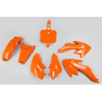 Kit Plastiche arancio per Honda CRF 50 (2004-25) - PLASTICHE REPLICA - HO36004-127 - Ufo Plast