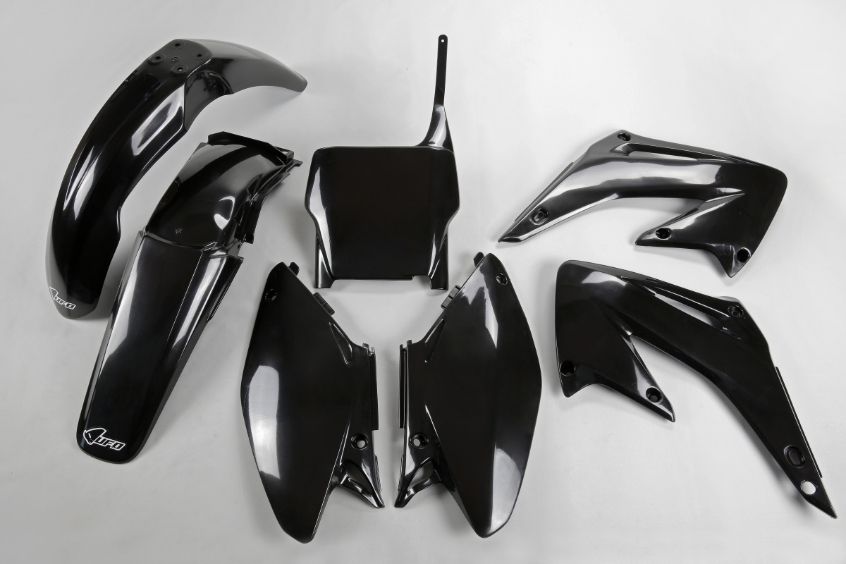 Kit Plastiche nero per Honda CR 125 (2005-07) - CR 250 (2005-07) - PLASTICHE REPLICA - HOKIT103-001 - Ufo Plast