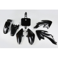 Plastic kit Honda - black - REPLICA PLASTICS - HO36004-001 - UFO Plast