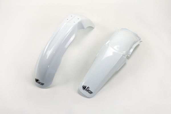 Kit Parafanghi bianco per Honda CR 125 (2002-03) - CR 250 (2002-03) - PLASTICHE REPLICA - HOFK101-041 - Ufo Plast