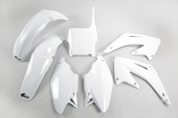 Kit Plastiche bianco per Honda CR 125 (2005-07) - CR 250 (2005-07) - PLASTICHE REPLICA - HOKIT103-041 - Ufo Plast