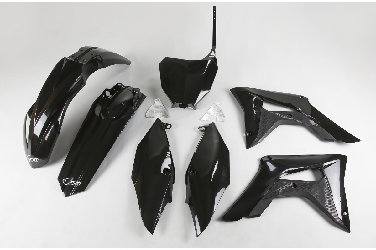 Plastic Kit black for Honda CRF 250R (2018-21) - CRF 450R (2017-20) - REPLICA PLASTICS - HOKIT119-001 - Ufo Plast