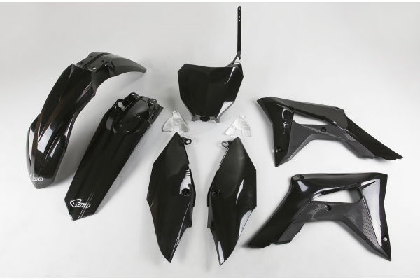 Plastic kit Honda - black - REPLICA PLASTICS - HOKIT119-001 - UFO Plast