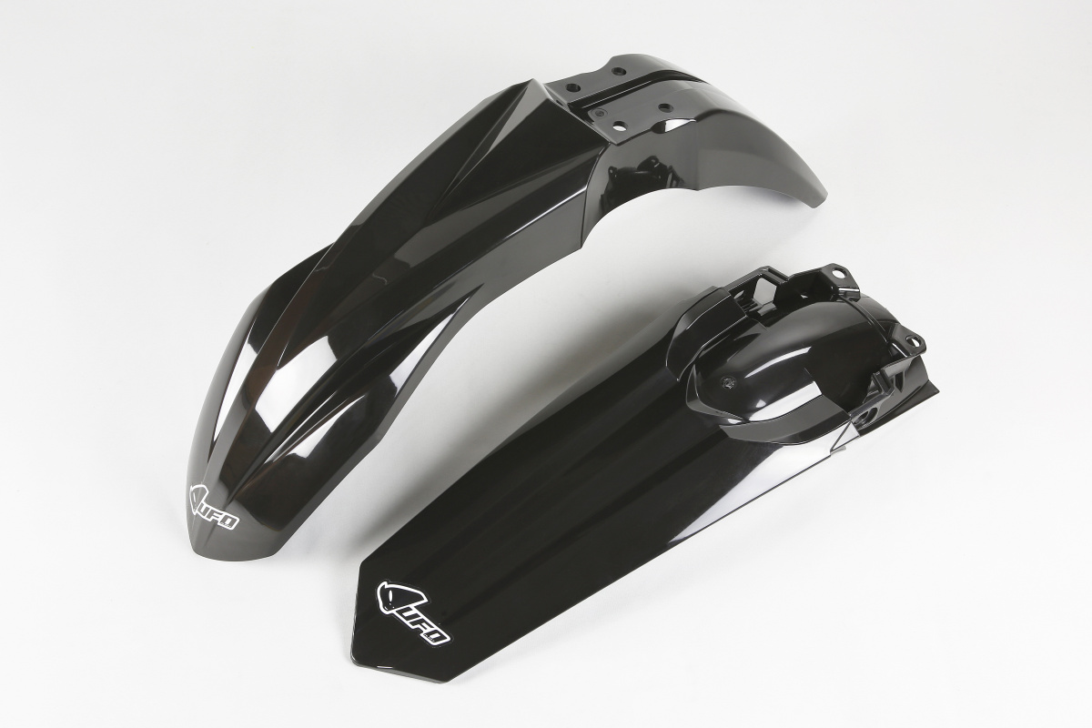 Kit Parafanghi nero per Honda CRF 250R (2018-21) - CRF 450R (2017-20) - CRF 250RX (2019-21) - CRF 450RX (2017-20) - PLASTICHE...