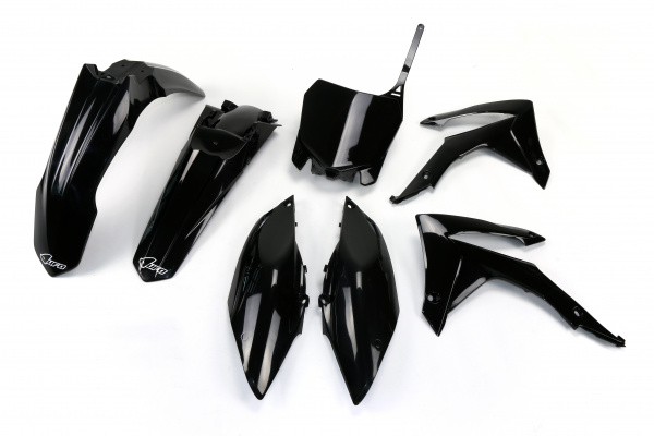 Plastic kit Honda - black - REPLICA PLASTICS - HOKIT116-001 - UFO Plast