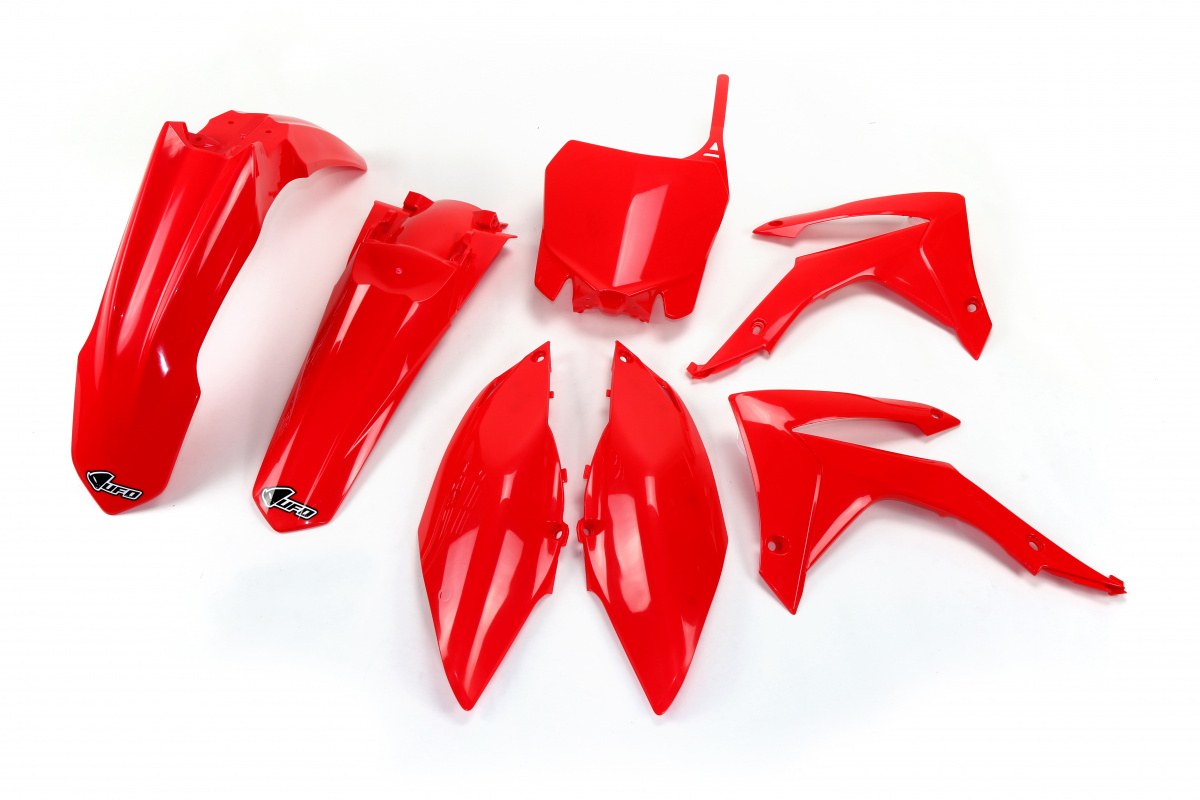 Kit Plastiche rosso per Honda CRF 250R (2014-17) - CRF 450R (2013-16) - PLASTICHE REPLICA - HOKIT116-070 - Ufo Plast