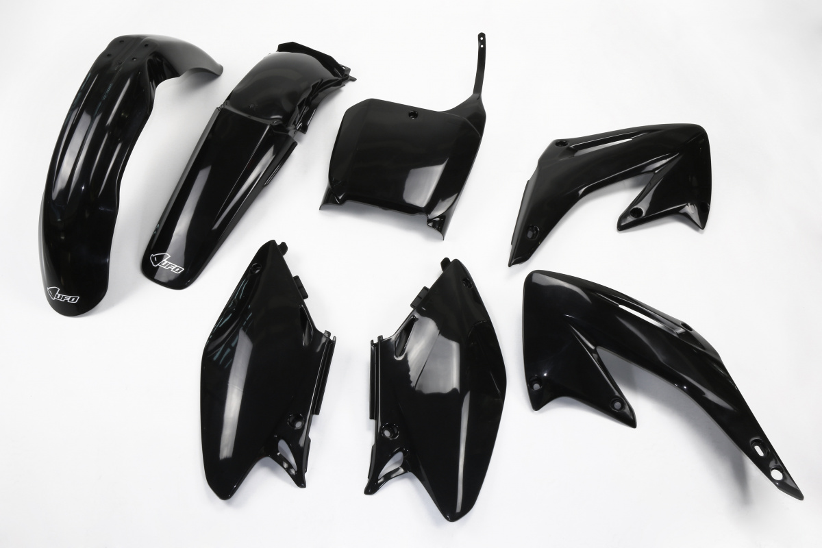 Kit Plastiche nero per Honda CR 125 (2002-03) - CR 250 (2002-03) - PLASTICHE REPLICA - HOKIT101-001 - Ufo Plast