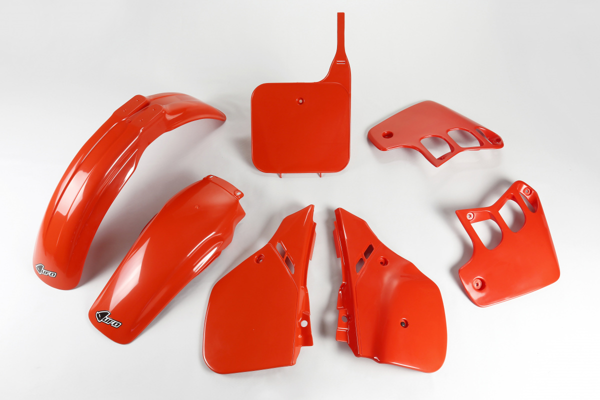 Kit Plastiche arancio CR 90 per Honda CR 125 (1989-90) - PLASTICHE REPLICA - HOKIT098-121 - Ufo Plast