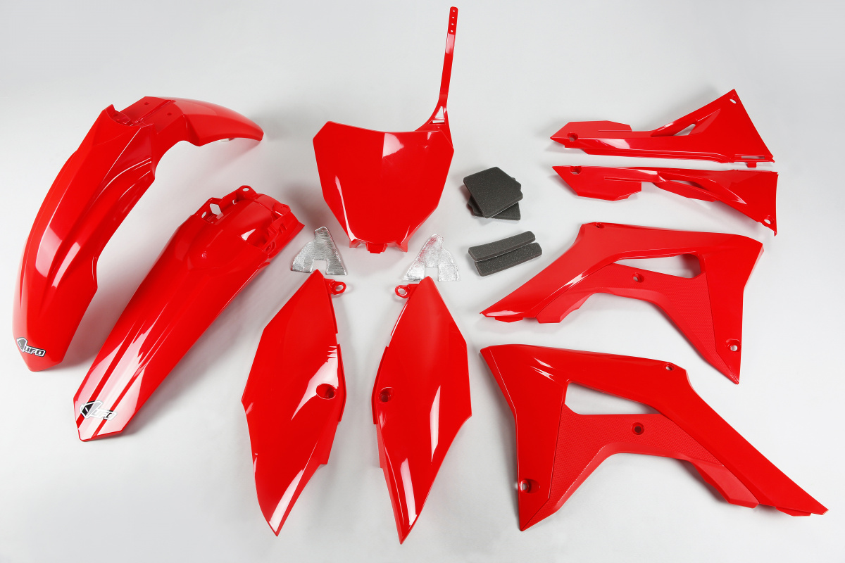 Plastic kit Honda - red 070 - REPLICA PLASTICS - HOKIT123-070 - UFO Plast