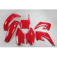 Kit Plastiche rosso per Honda CR 125 (2004) - CR 250 (2004) - PLASTICHE REPLICA - HOKIT102-070 - Ufo Plast Kit Plastiche rosso per Honda CR 125 (2004) - CR 250 (2004) - PLASTICHE REPLICA - HOKIT102-070 - Ufo Plast