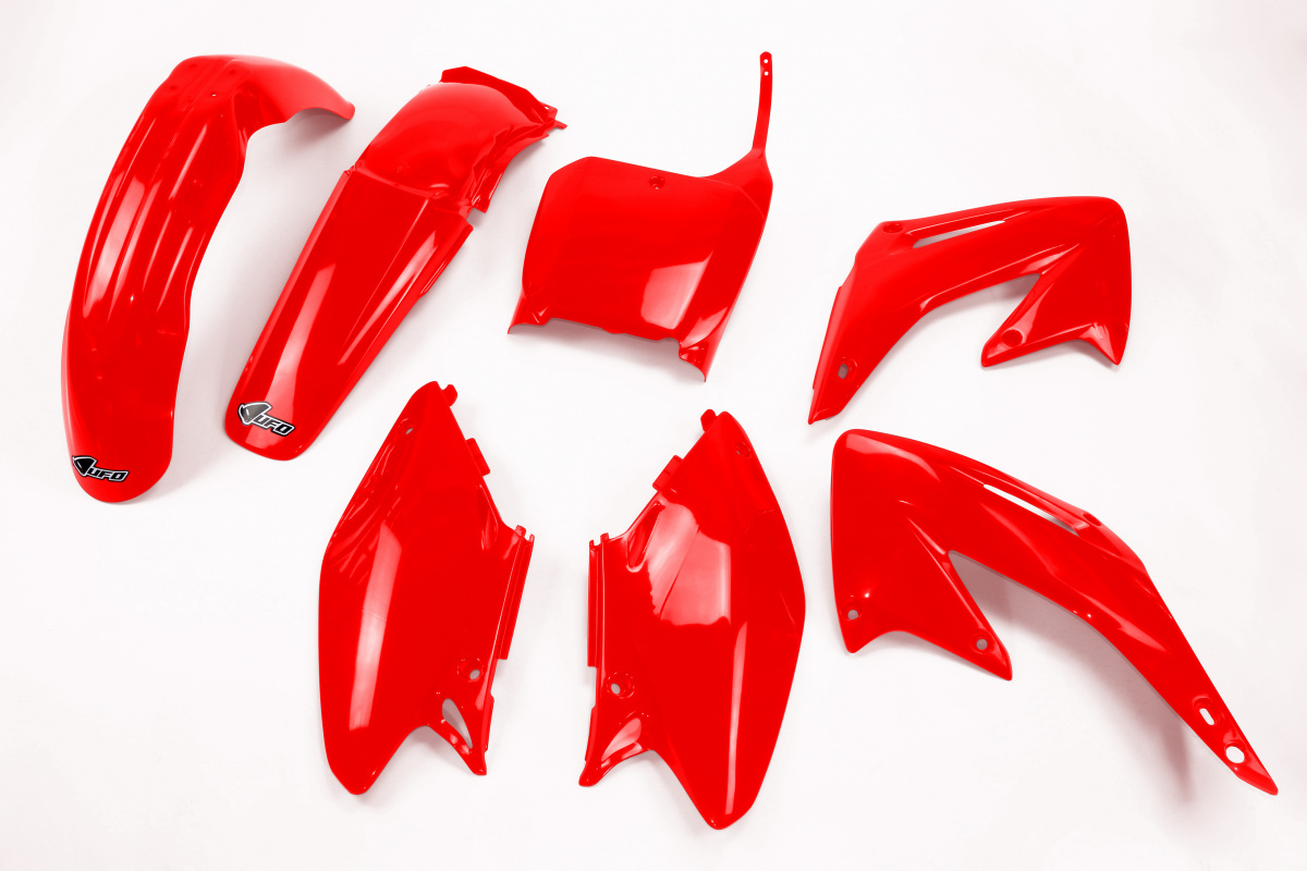 Kit Plastiche rosso per Honda CR 125 (2002-03) - CR 250 (2002-03) - PLASTICHE REPLICA - HOKIT101-070 - Ufo Plast