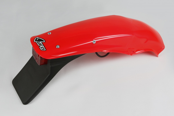 Parafango posteriore / Con portatarga - rosso - Honda - PLASTICHE REPLICA - HO03654-067 - UFO Plast