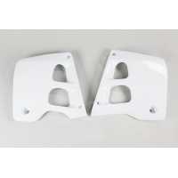 Radiator covers - white 041 - Honda - REPLICA PLASTICS - HO02625-041 - UFO Plast