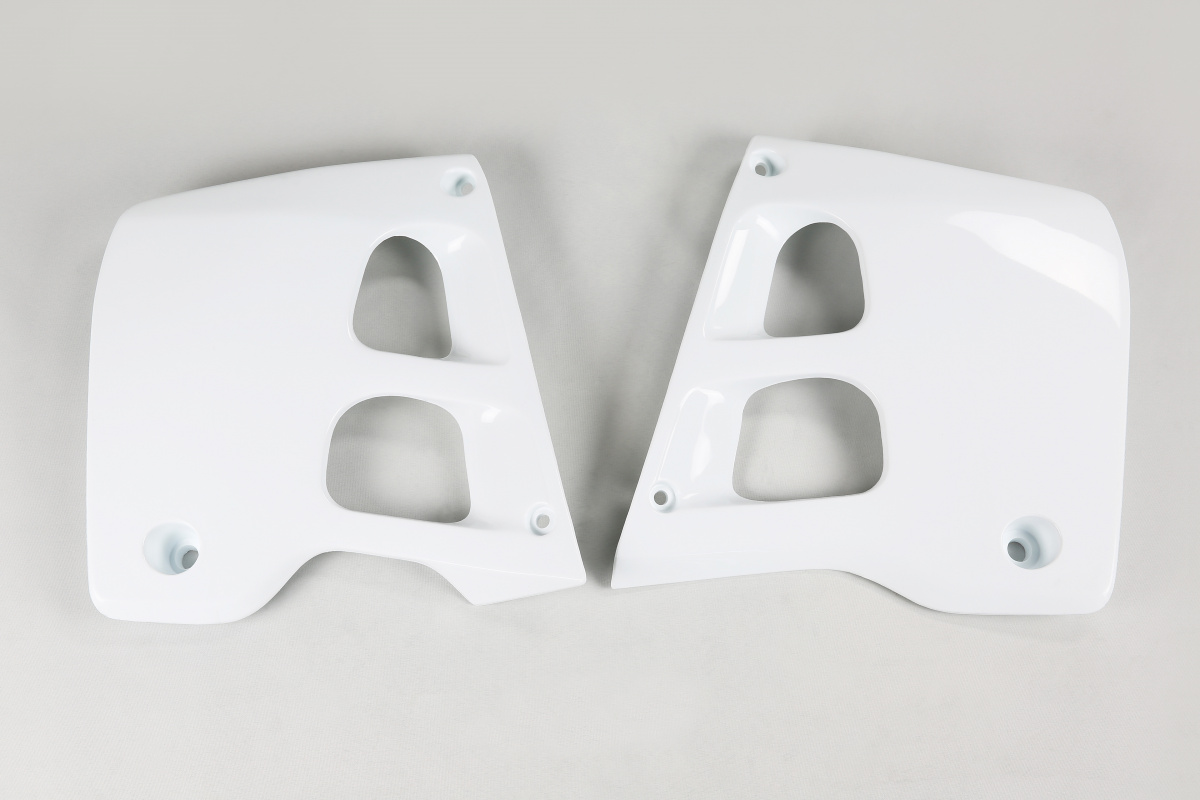 Convogliatori Radiatore bianco per Honda CR 125 (1991-92) - CR 250 (1990-91) - PLASTICHE REPLICA - HO02625-041 - Ufo Plast