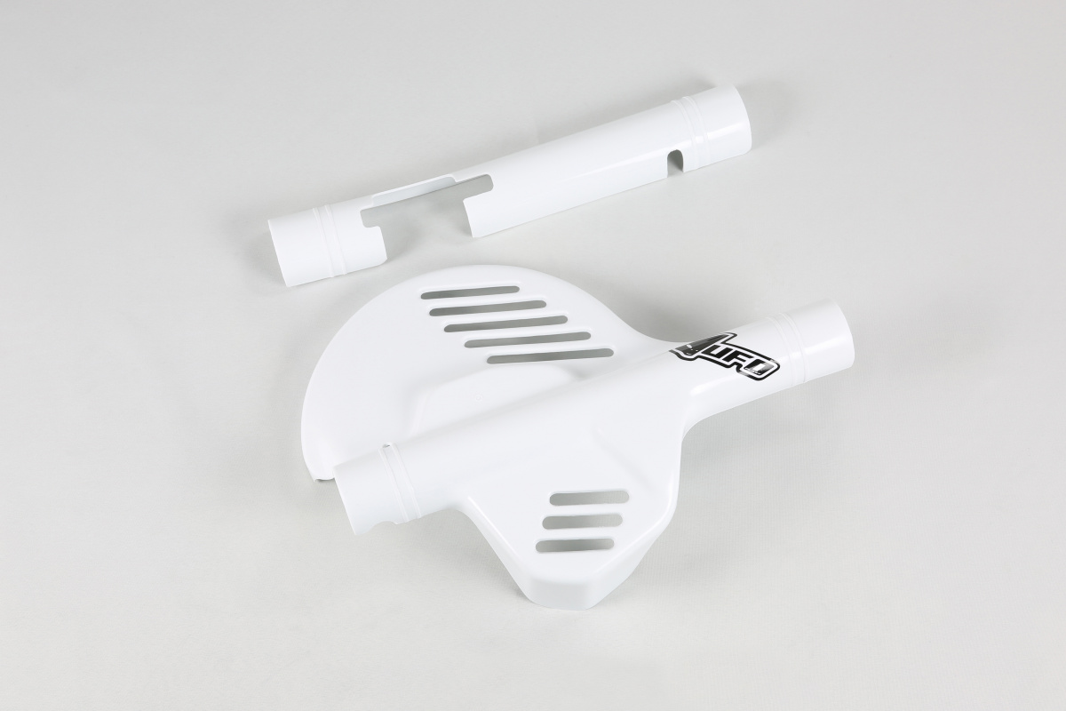 Copridisco bianco per Honda XR 600 (1985-89) - CR 125 (1985-89) - CR 250 (1985-88) - CR 500 (1985-88) - PLASTICHE REPLICA - H...