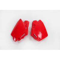 Fiancatine Laterali rosso per Honda CR 85 (2003-25) - PLASTICHE REPLICA - HO03631-070 - Ufo Plast