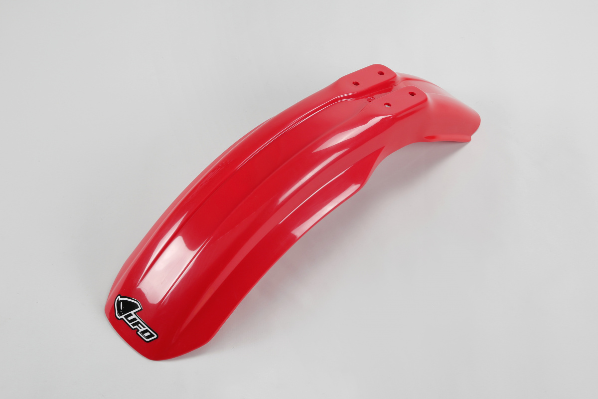 Parafanghi Anteriori rosso per Honda CR 80 (1996-02) - CR 85 (2003-25) - PLASTICHE REPLICA - HO03623-070 - Ufo Plast