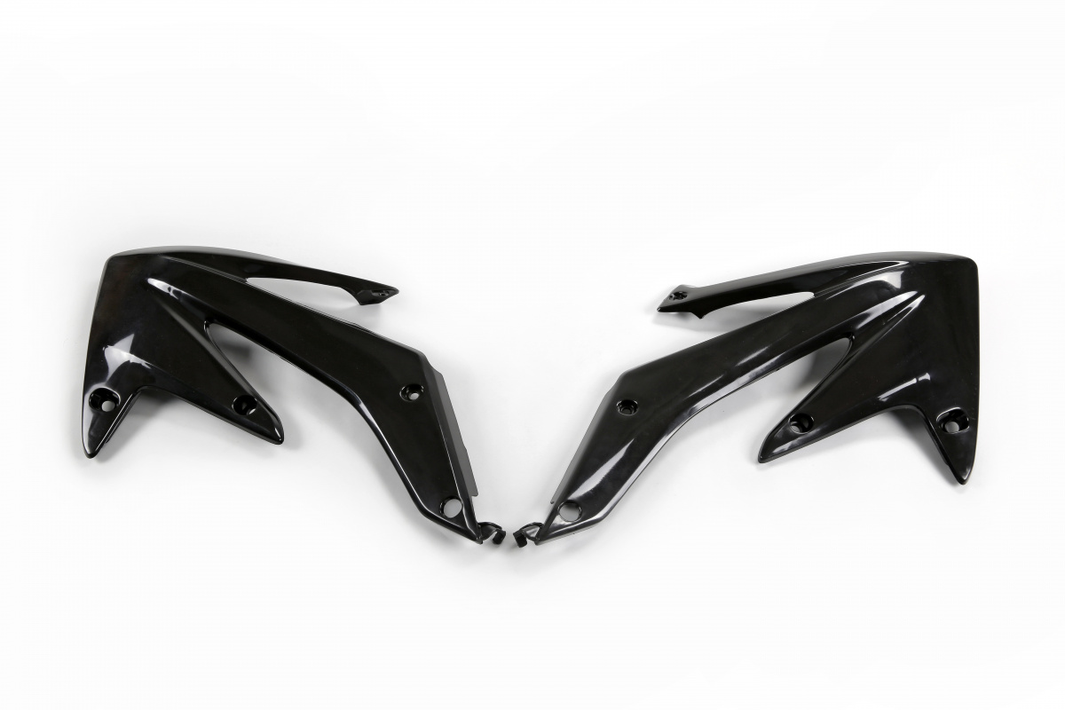 Convogliatori Radiatore nero per Honda CRF 450R (2005-08) - PLASTICHE REPLICA - HO03655-001 - Ufo Plast