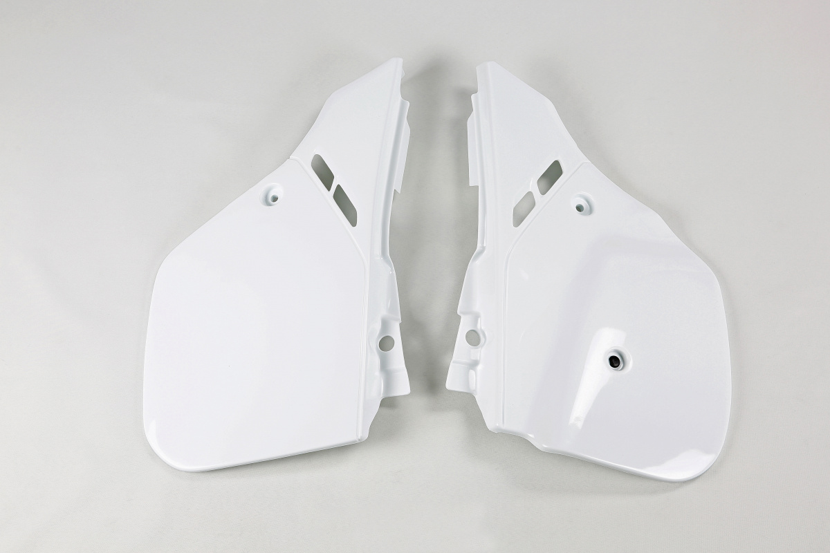Fiancatine laterali - bianco - Honda - PLASTICHE REPLICA - HO02611-041 - UFO Plast