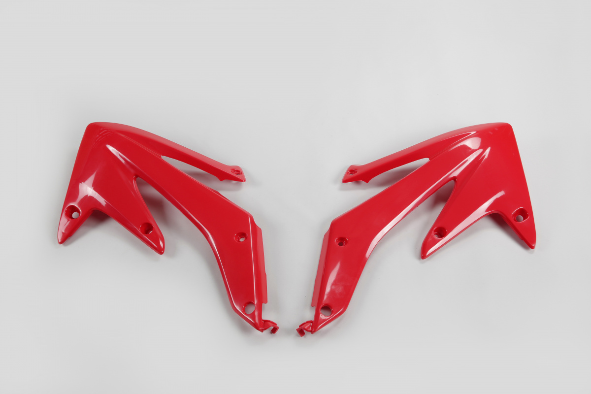 Convogliatori Radiatore rosso per Honda CRF 450R (2005-08) - PLASTICHE REPLICA - HO03655-070 - Ufo Plast