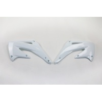 Radiator covers - white 041 - Honda - REPLICA PLASTICS - HO03693-041 - UFO Plast