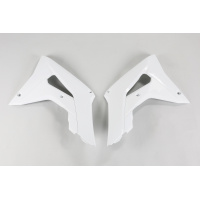 Radiator covers - white 041 - Honda - REPLICA PLASTICS - HO04682-041 - UFO Plast