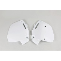 Side Panels white for Honda CR 125 (1991-92) - CR 250 (1990-91) - CR 500 (1991-01) - REPLICA PLASTICS - HO02626-041 - Ufo Plast