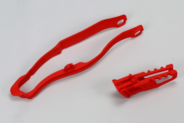 Chain guide+swingarm chain slider - red 070 - Honda - REPLICA PLASTICS - HO04665-070 - UFO Plast